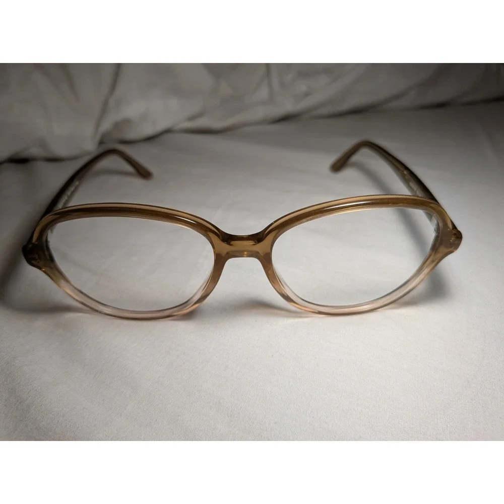 Maui Jim Eyeglasses Brown Crystal Frames Clear Lens MJO 2119-12E / 55-18-135